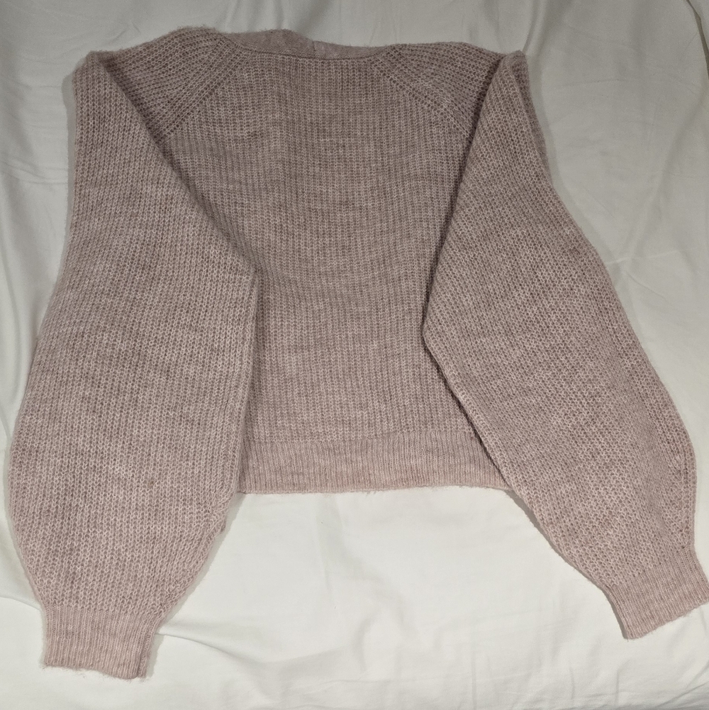 Women's Light Pink Sweater, Lauren Conrad Size M - Picture 7 of 8